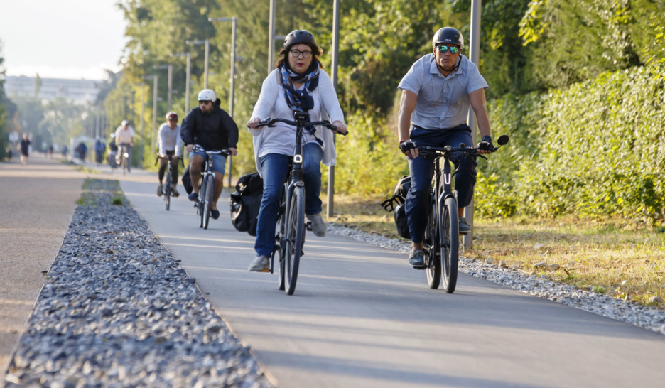 Les cyclistes comptent les cyclistes