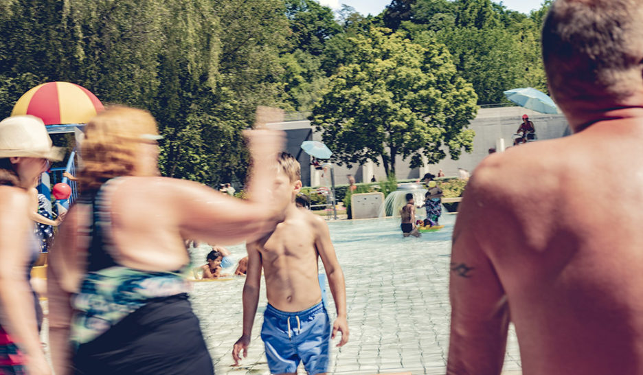 La piscine qui cache la forêt