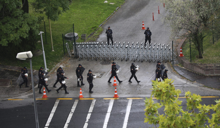 Après l'attentat, le président Erdogan en colère