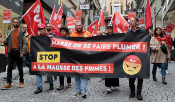 Marche contre la hausse des primes