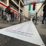 Hommage aux victimes à Unimail