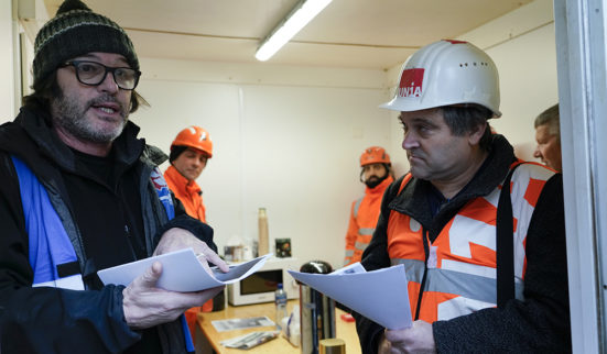 Le froid gèle les chantiers, les syndicats restent vigilants