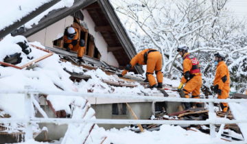 Séisme: plus de 300 personnes disparues