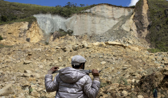 Crainte d'un nouveau glissement de terrain