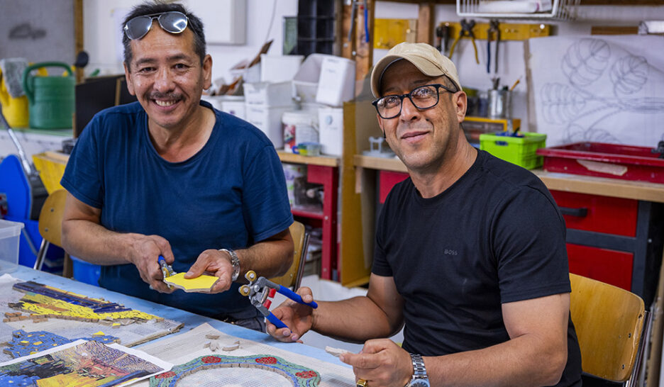 Un travail minutieux. THIERRY PORCHET