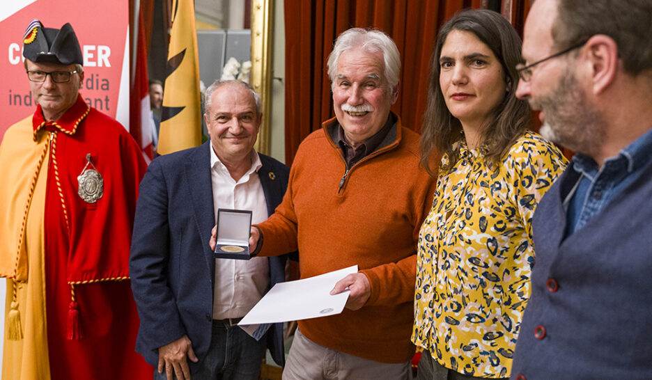 Alfonso Gomez, Florio Togni, Julia Richet et Philippe Bach. JEAN-PATRICK DI SILVESTRO