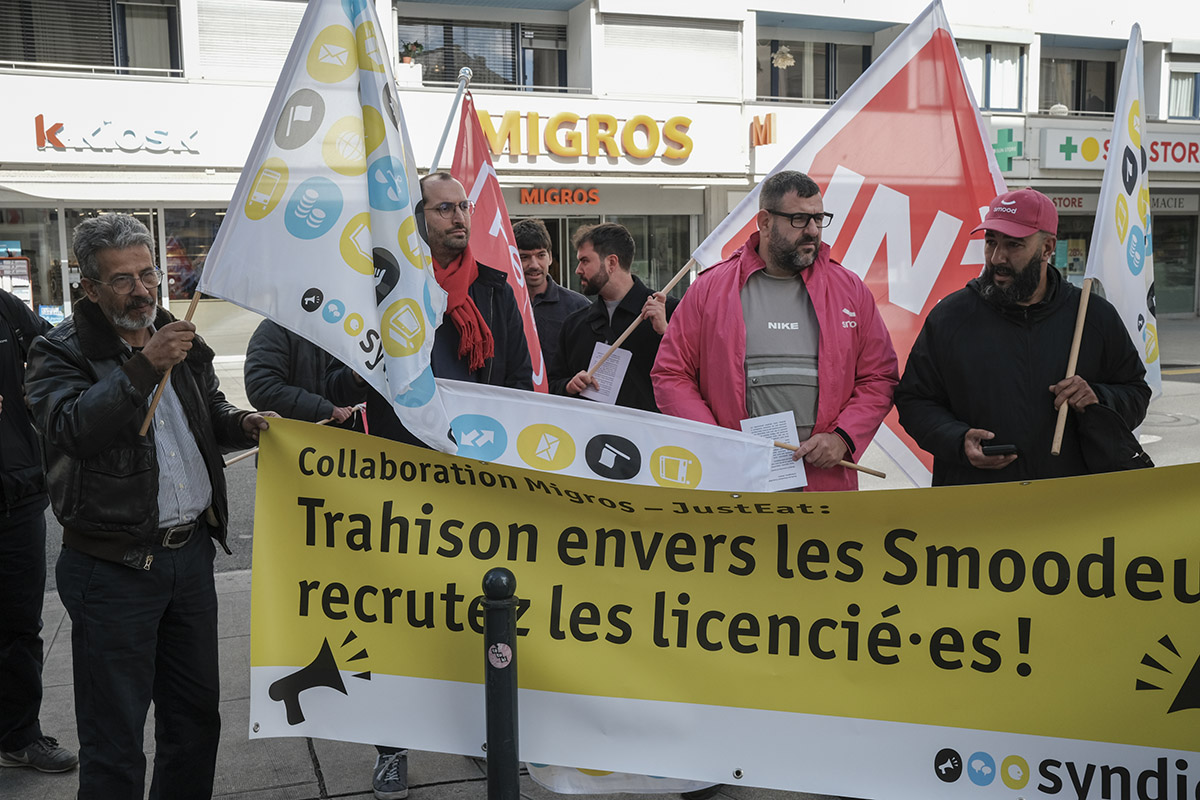 Migros Genève laisse les livreur·euses en rade - Le Courrier